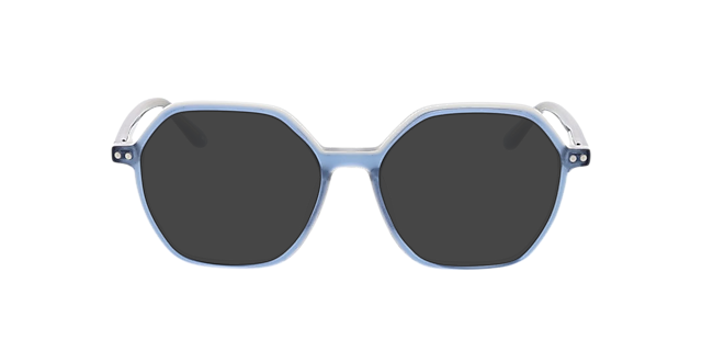 Nizza Drielaags blauw kristal grijs AcetaatEyeglass Frames van B24, met getinte lenzen