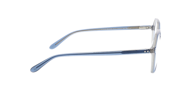 Nizza Drielaags blauw kristal grijs AcetaatEyeglass Frames van B24, Zijaanzicht