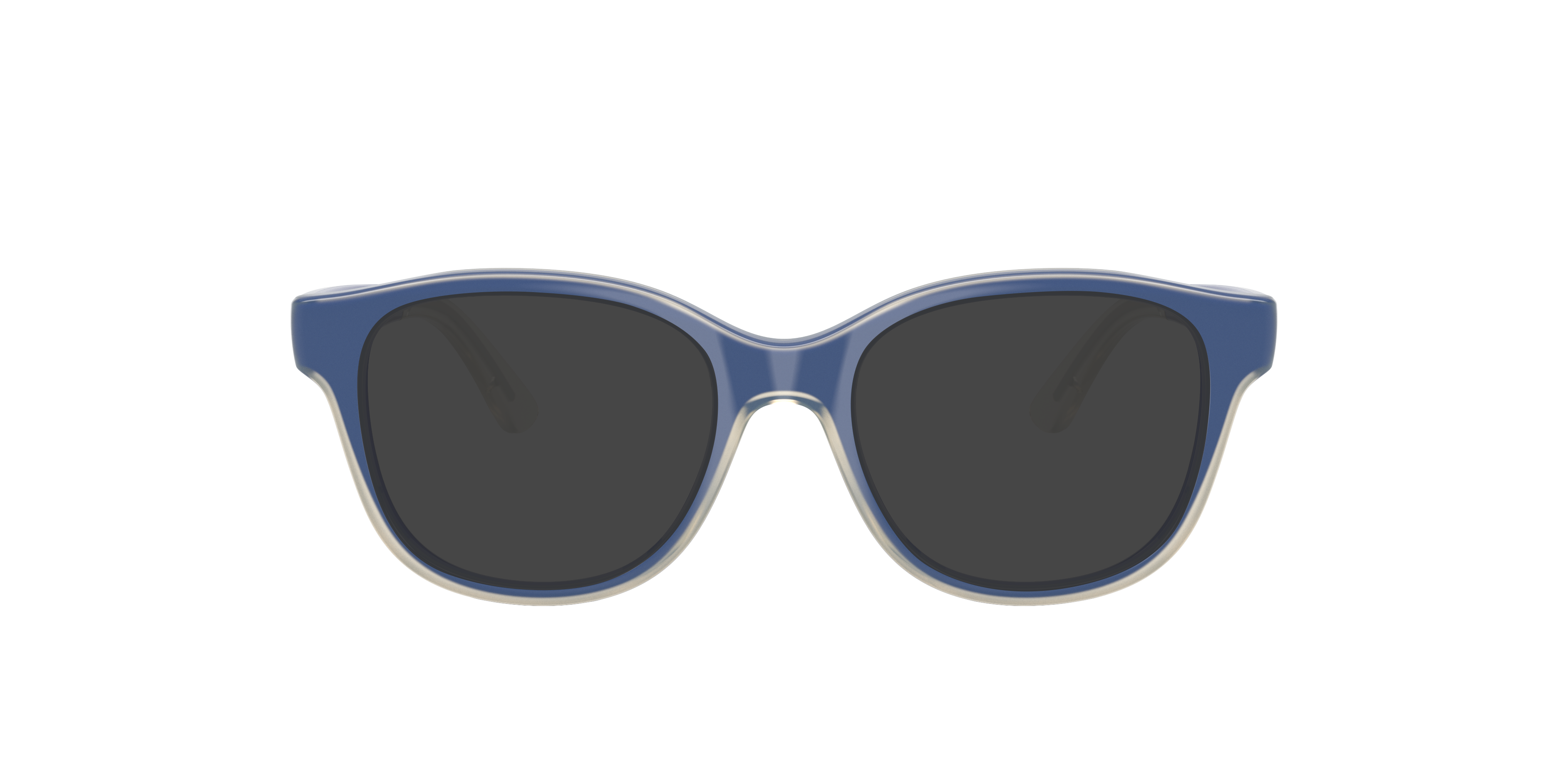 RB1950 Blue On Transparent KunststofEyeglass Frames van B24, met getinte lenzen