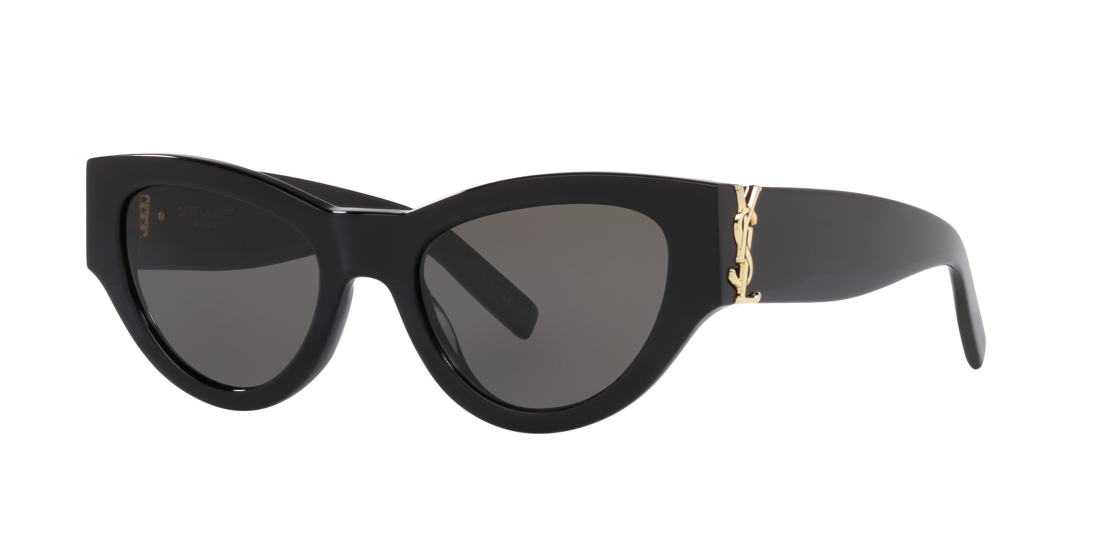 SL M94 Schwarz AcetatSunglass Frames von B24, Dreiviertelansicht