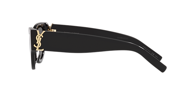 SL M94 Schwarz AcetatSunglass Frames von B24, Seitenansicht