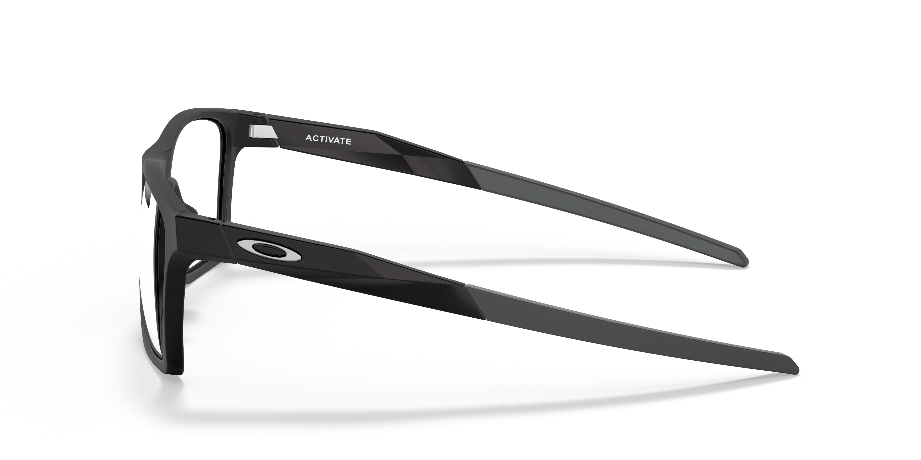 Activate Satijnglans zwart KunststofEyeglass Frames van B24, Zijaanzicht