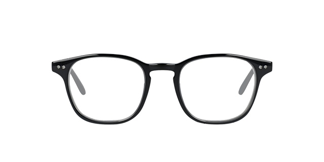 Clark Italian Black AcetaatEyeglass Frames van B24, Vooraanzicht