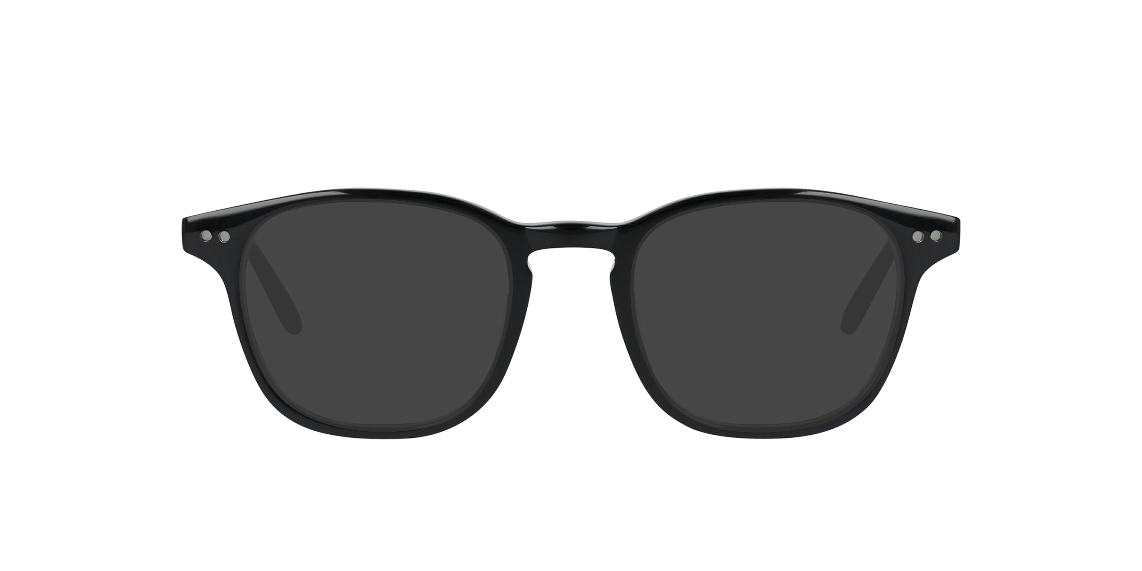 Clark Italian Black AcetaatEyeglass Frames van B24, met getinte lenzen