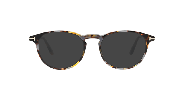 FT5803-B Tortoise AcetaatEyeglass Frames van B24, met getinte lenzen