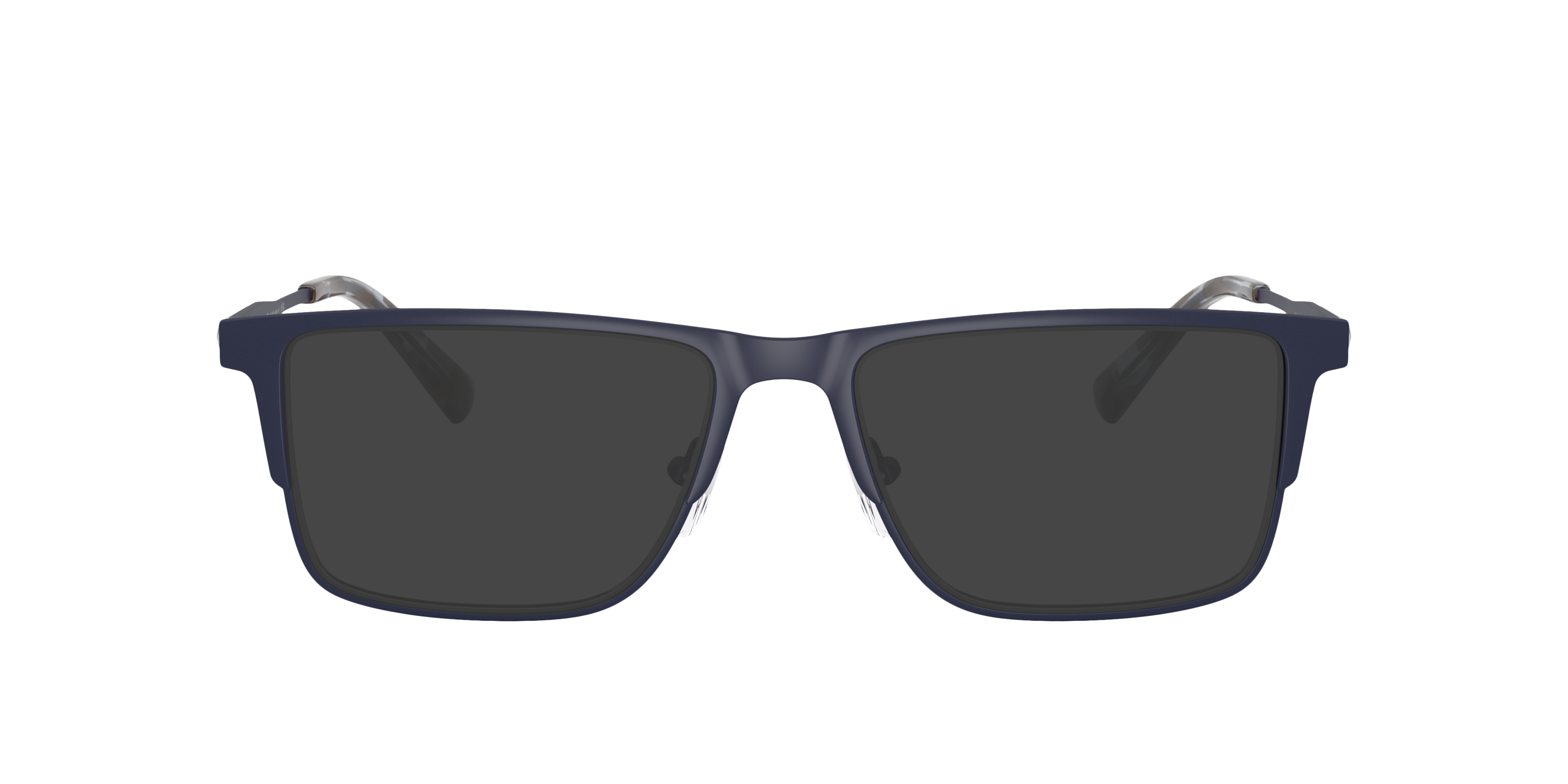 MK3097 Mat Navy MetaalEyeglass Frames van B24, met getinte lenzen