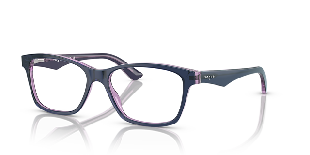 VO2787 Transparant groen AcetaatEyeglass Frames van B24, Hoekweergave