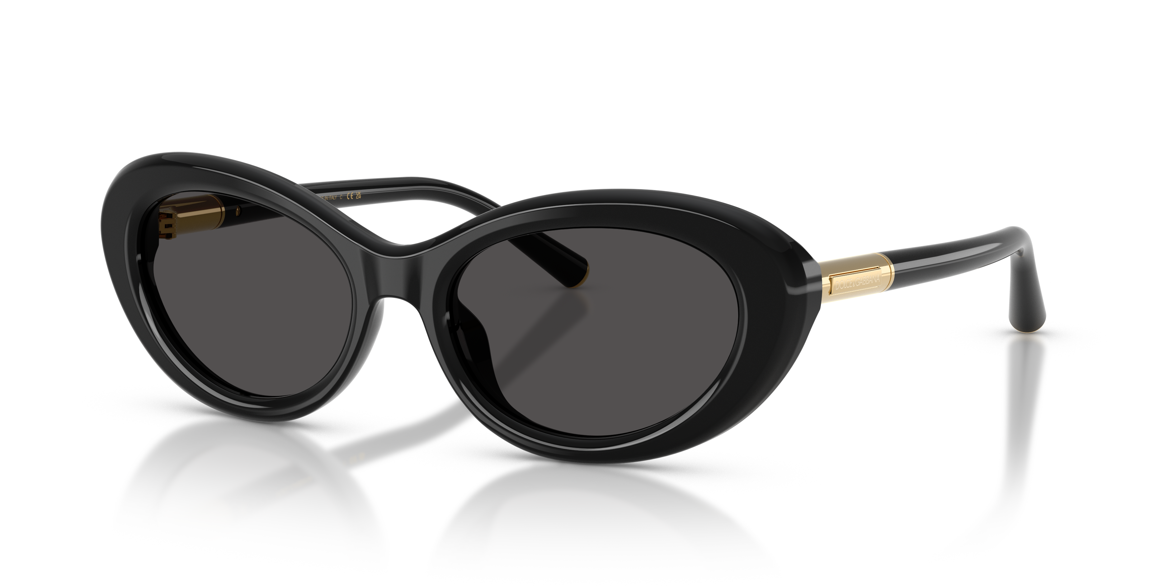 DG4519 Schwarz AcetatSunglass Frames von B24, Dreiviertelansicht