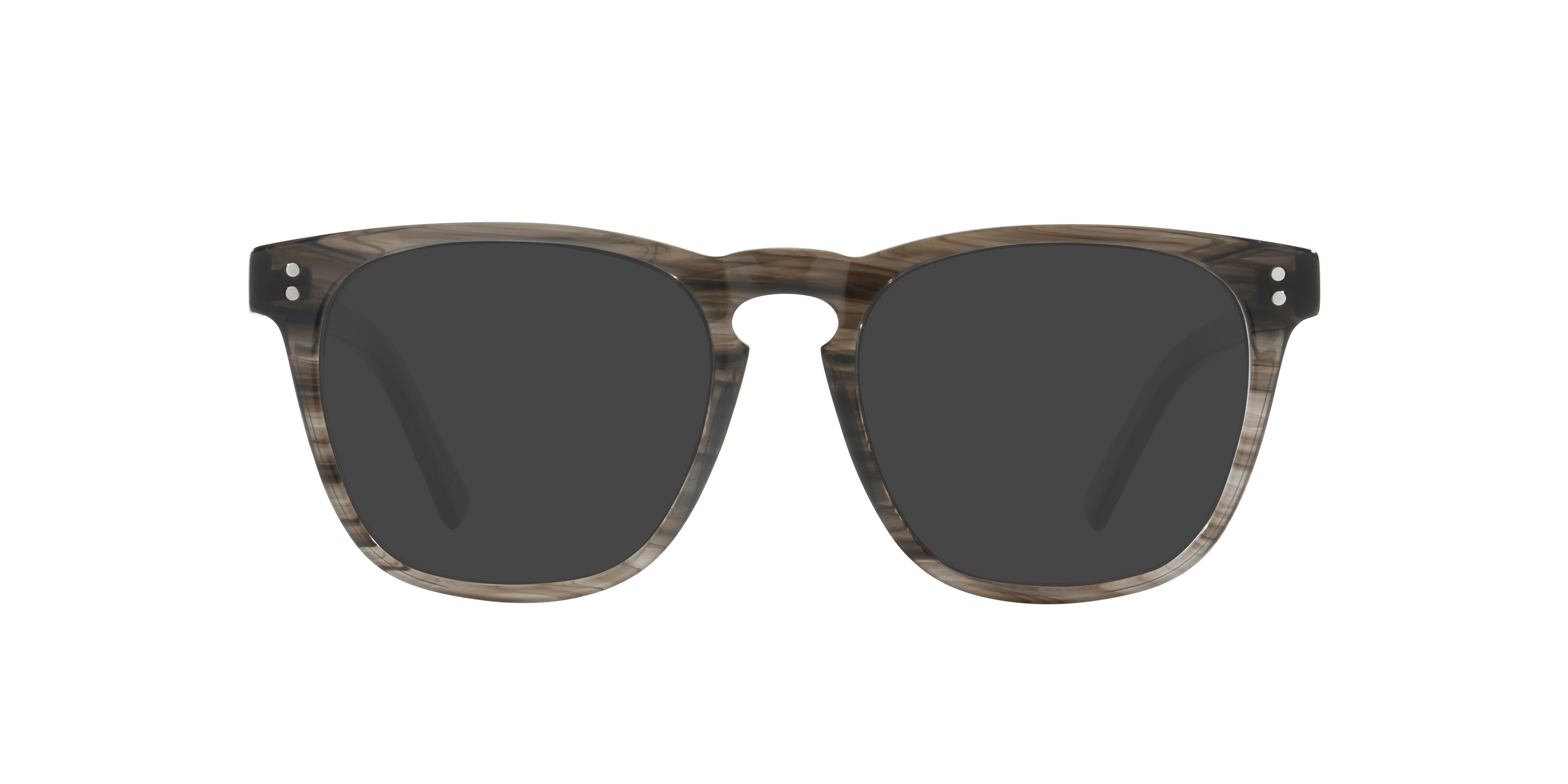 Stanton Striped Gainsboro AcetatEyeglass Frames von B24, mit getönten Gläsern