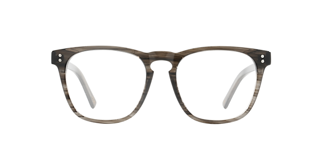Stanton Striped Gainsboro AcetatEyeglass Frames von B24, Vorderansicht