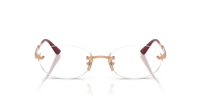 VO4343 Rotgold MetallEyeglass Frames von B24, Vorderansicht
