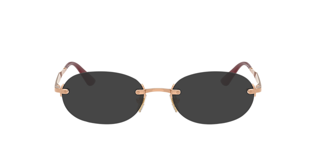 VO4343 Rotgold MetallEyeglass Frames von B24, mit getönten Gläsern