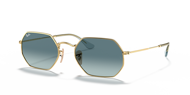 RB3556N Arista goud MetaalSunglass Frames van B24, Hoekweergave