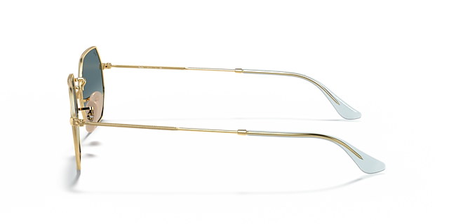 RB3556N Arista goud MetaalSunglass Frames van B24, Zijaanzicht