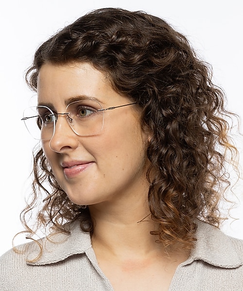 Frieda Goud MetaalEyeglass Frames voor dames van B24