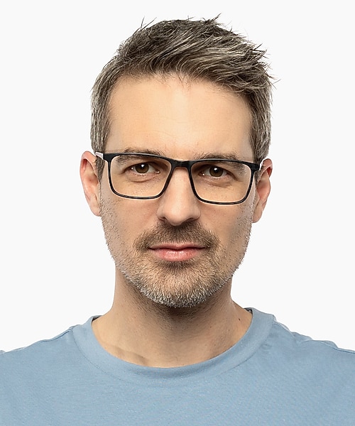 Rockford Grey Havana & Crystal Grey KunststoffEyeglass Frames für Herren von B24