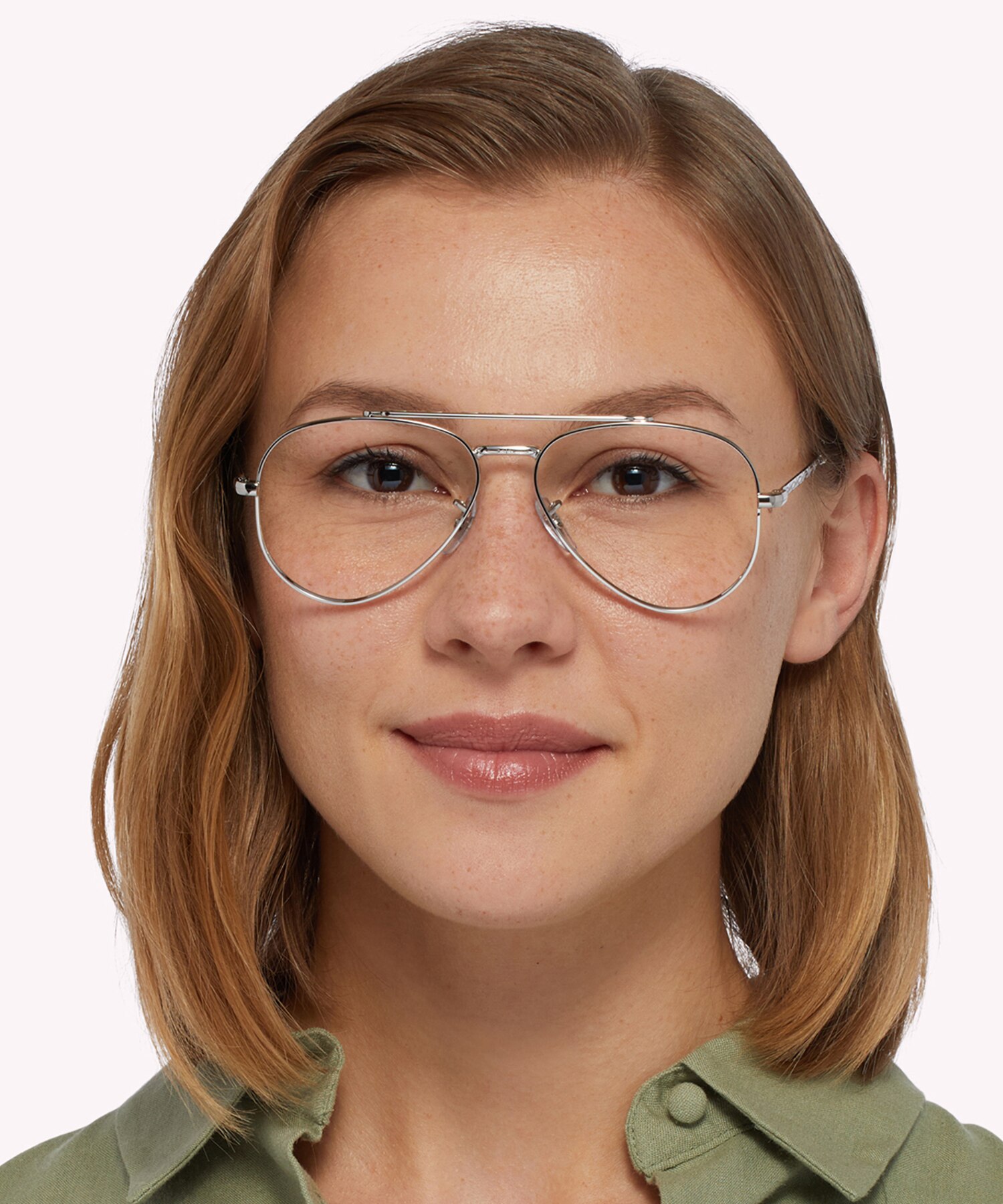 RB3625V Zilver MetaalEyeglass Frames voor dames van B24