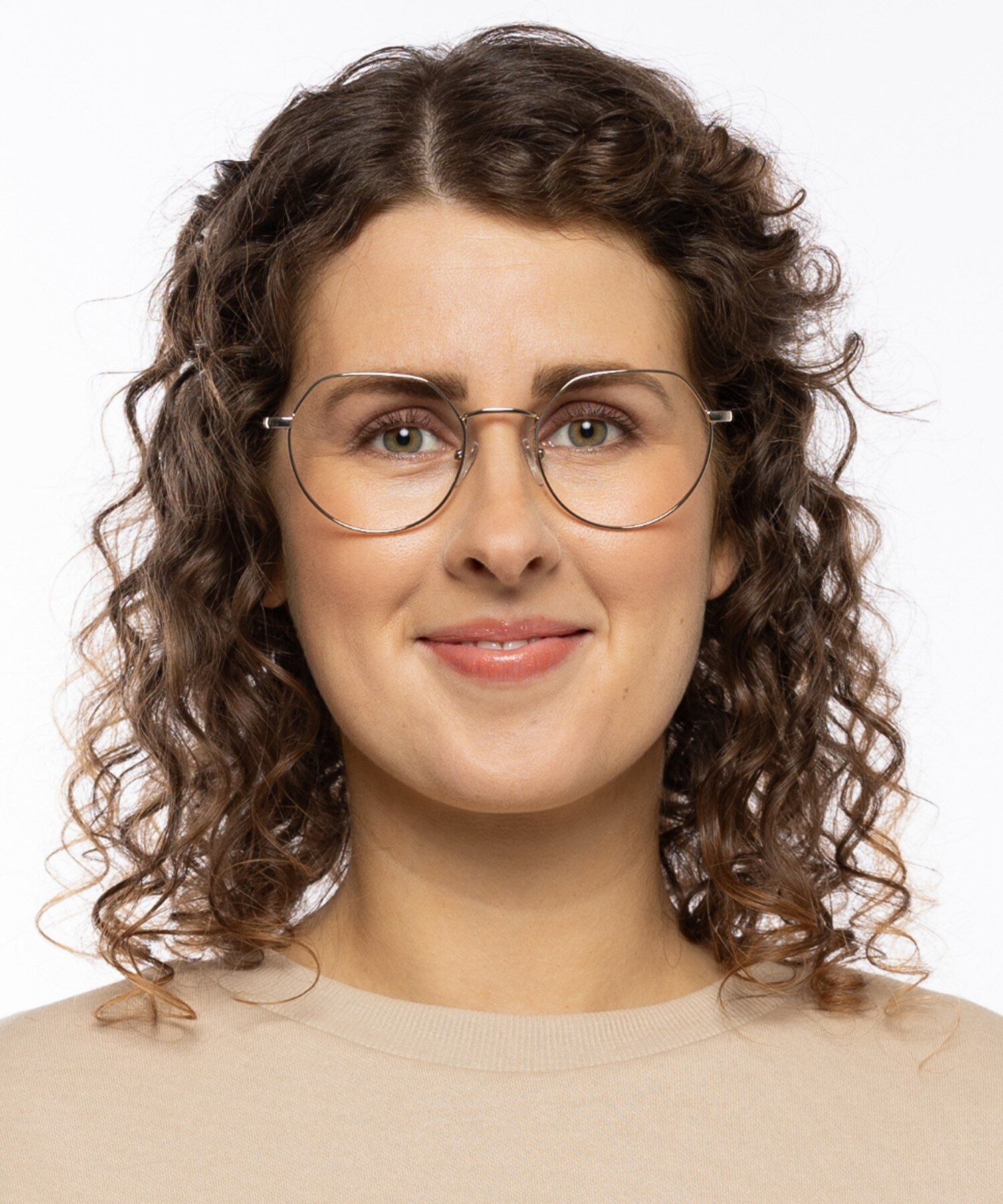 Maui Lichtgoud MetaalEyeglass Frames voor dames van B24