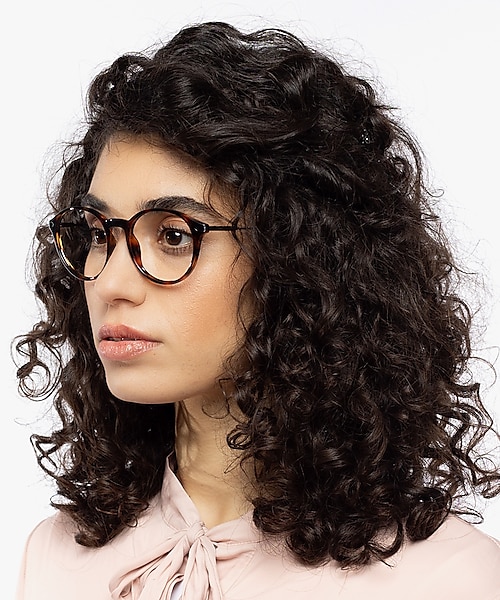 Omaha Havana & Black KunststofEyeglass Frames voor dames van B24