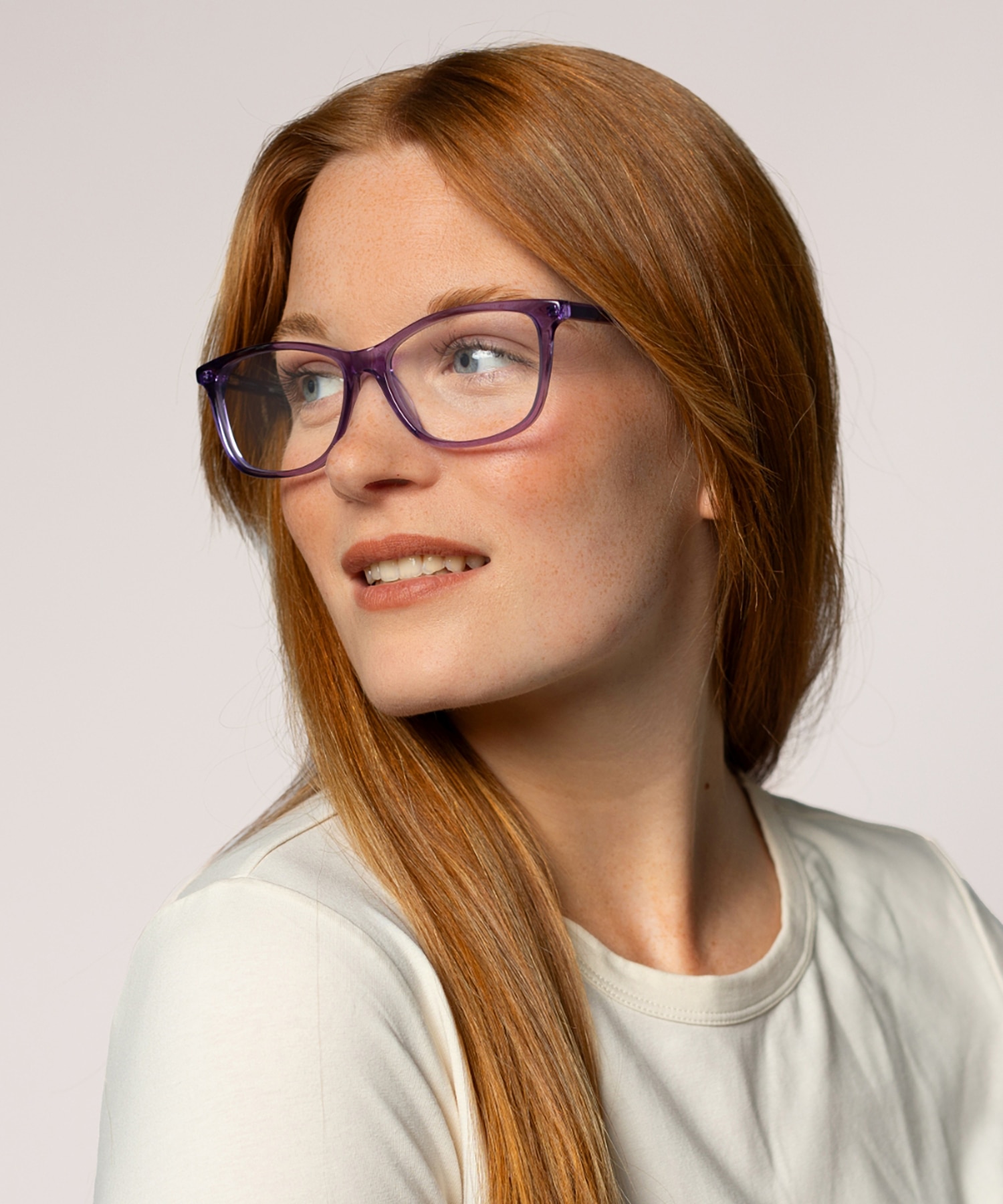 Paris Paars AcetaatEyeglass Frames voor dames van B24