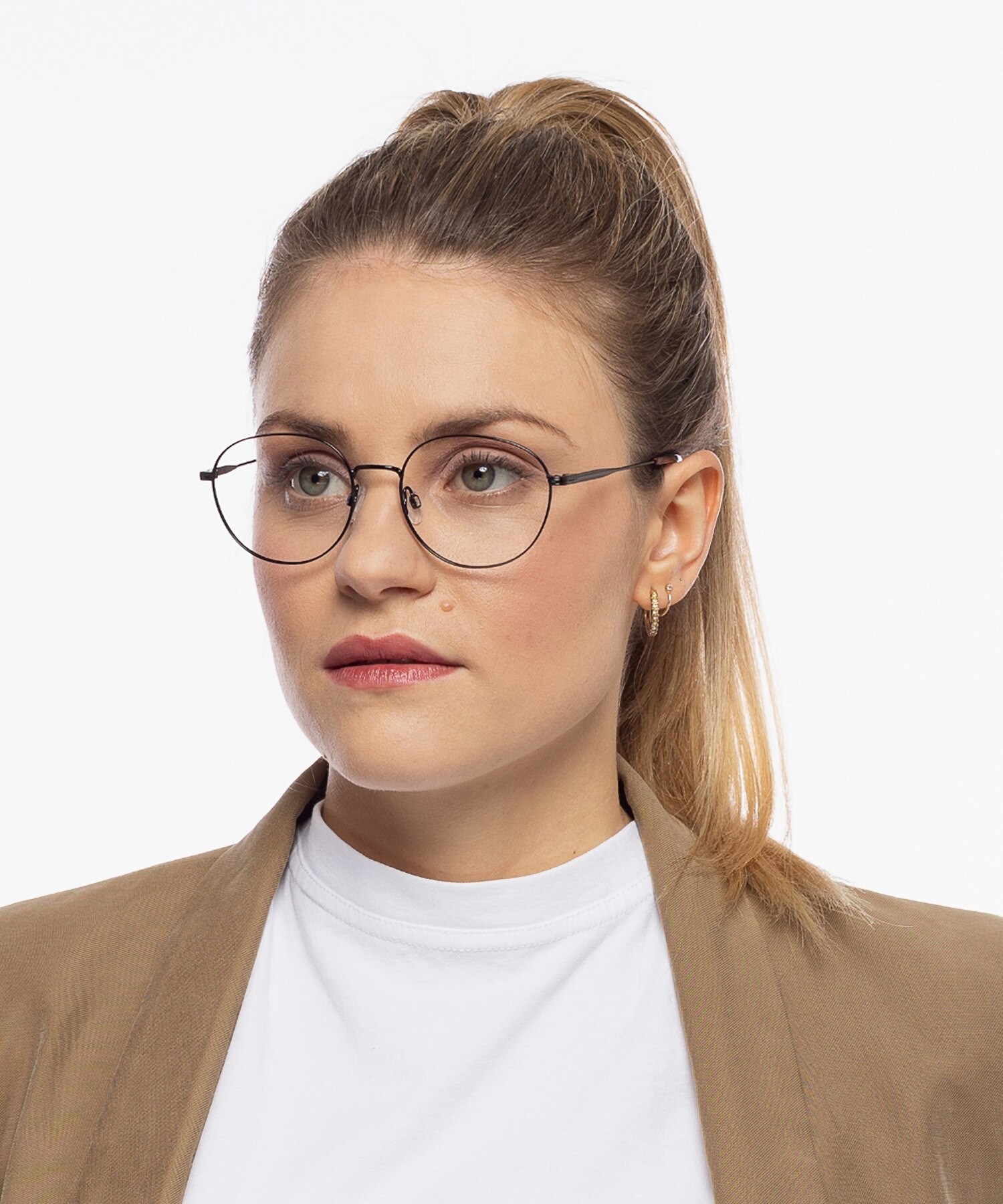 Julia Donkergroen  &  Havana MetaalEyeglass Frames voor dames van B24