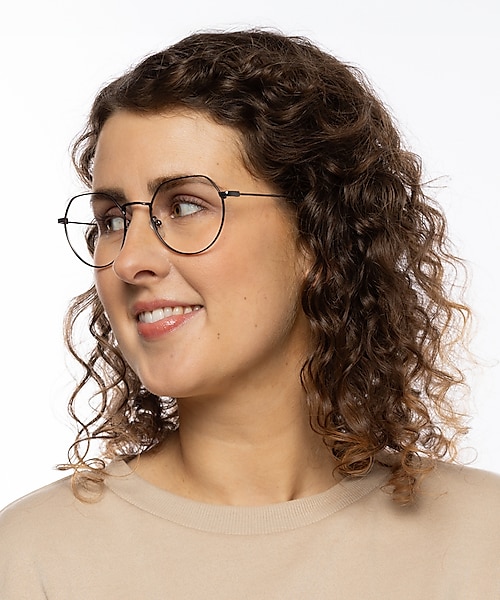 Maui Satijn staal MetaalEyeglass Frames voor dames van B24