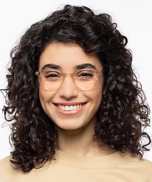 Stanford Kristal nude KunststofEyeglass Frames voor dames van B24