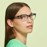 RA7069 Zwart AcetaatEyeglass Frames voor dames van B24