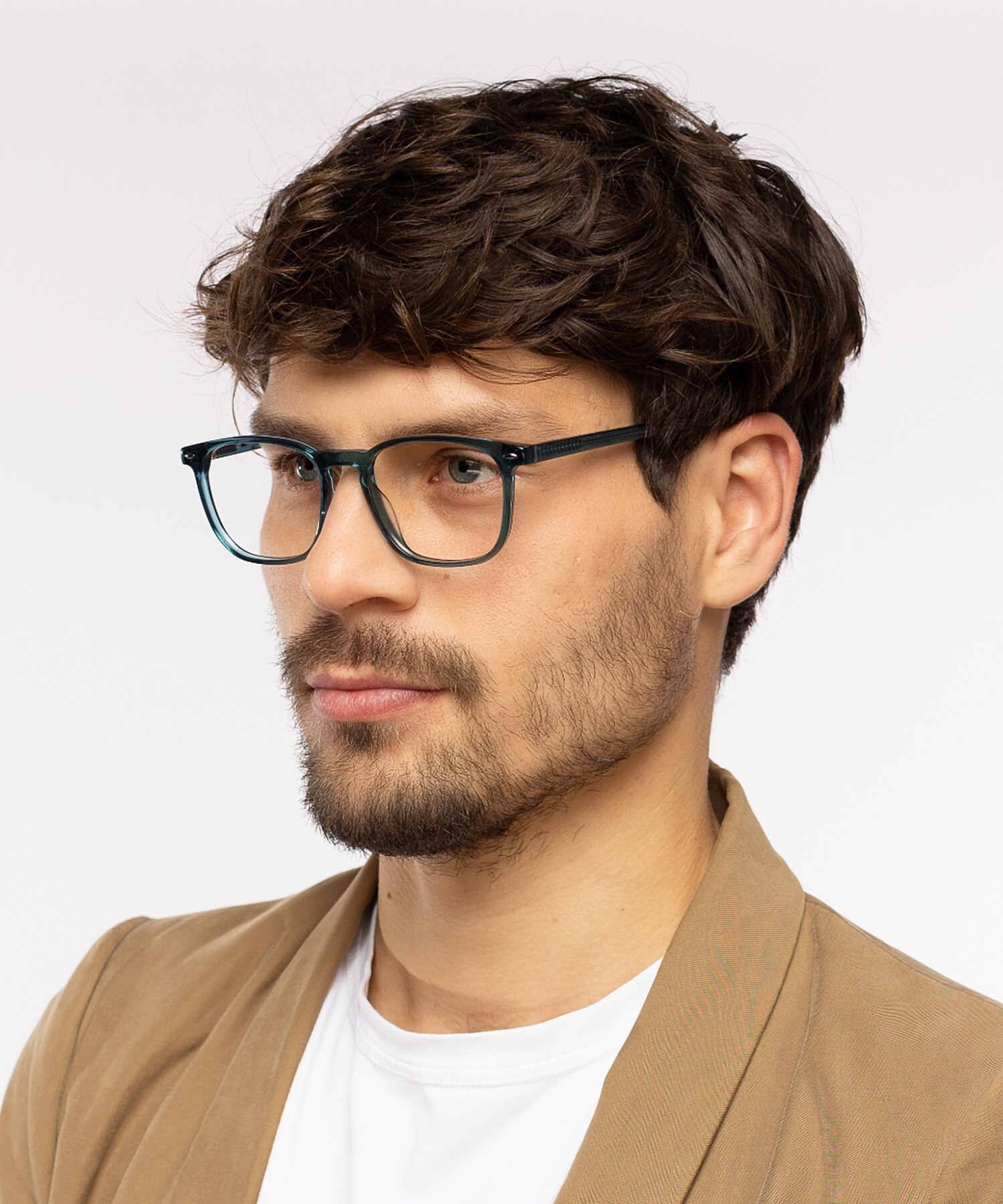 Tilbury Kristallblau AcetatEyeglass Frames für Herren von B24