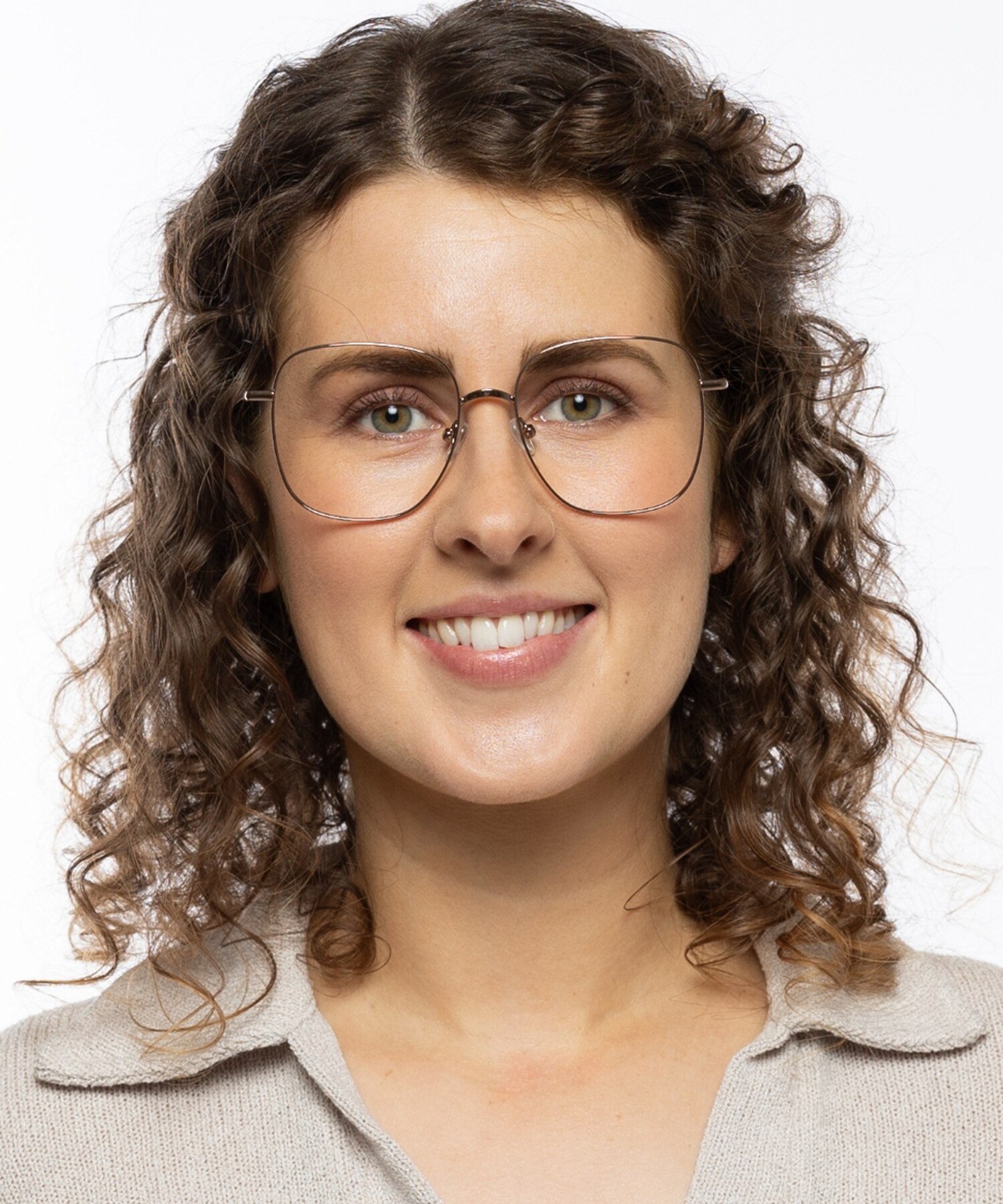 Schwerin Roségold MetallEyeglass Frames für Damen von B24