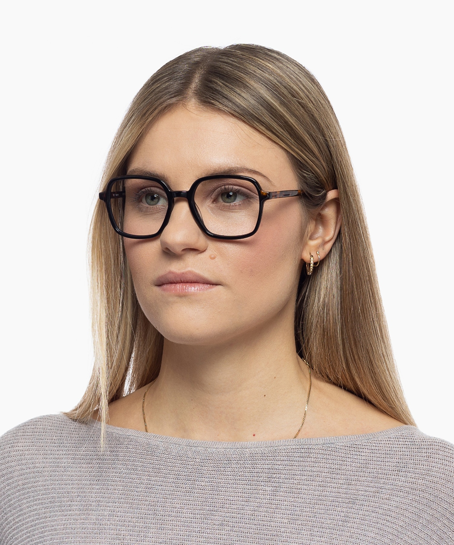 Maxine Havana  &  zwart  &  Havana AcetaatEyeglass Frames voor dames van B24