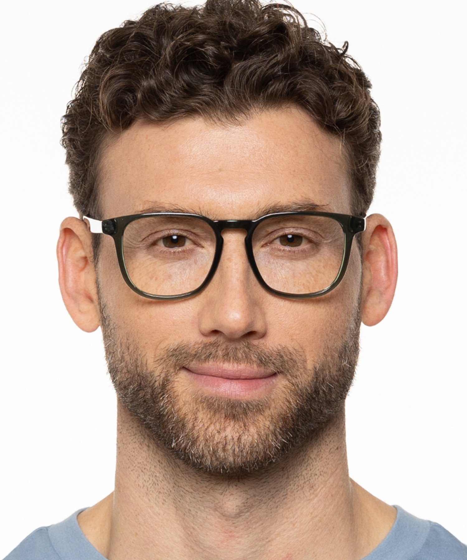 Minnesota Crystal Grün KunststoffEyeglass Frames für Herren von B24