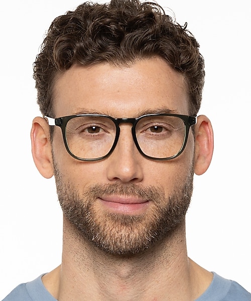 Minnesota Kristalgroen KunststofEyeglass Frames voor heren van B24