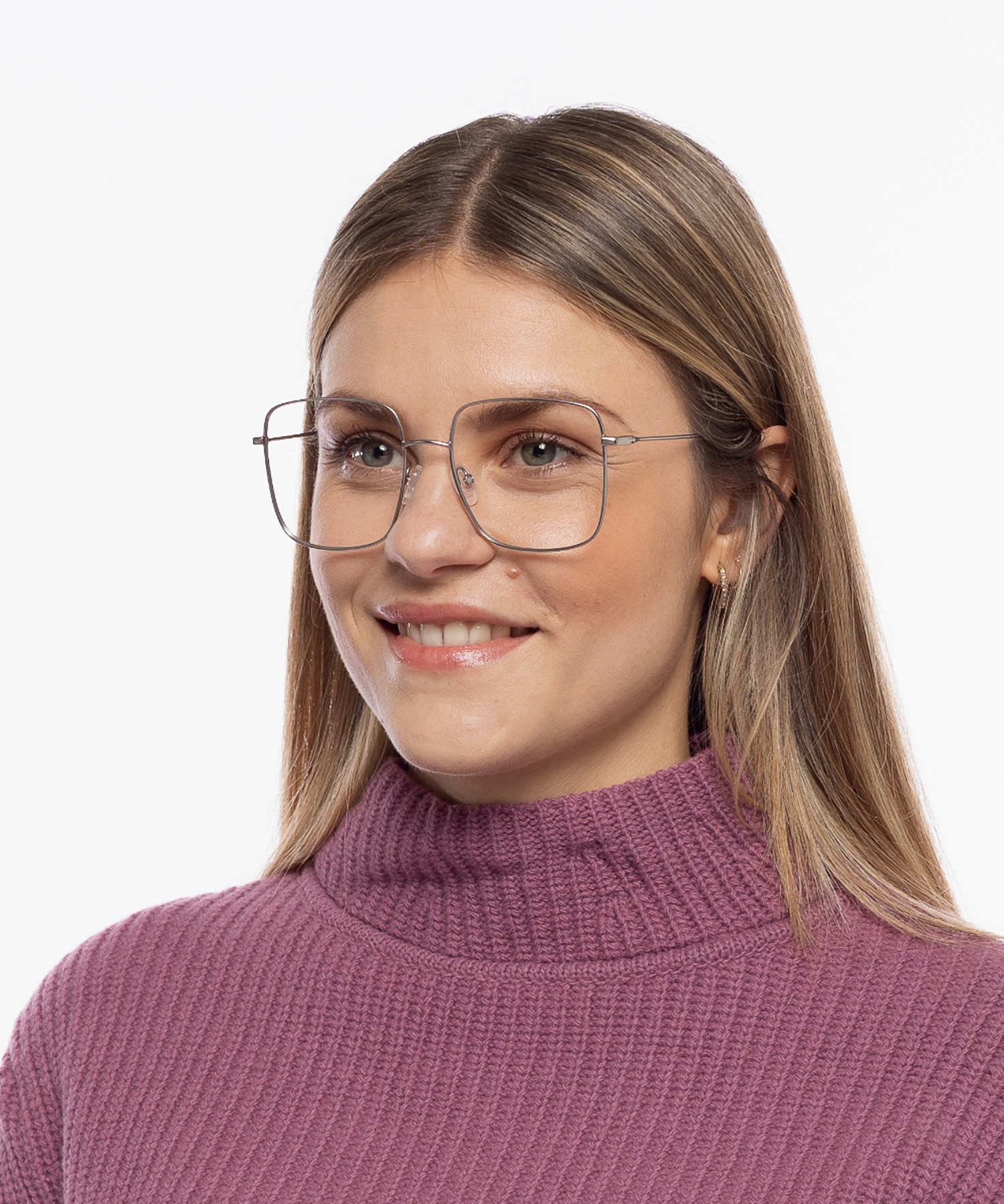 Limerick Zilver MetaalEyeglass Frames voor dames van B24