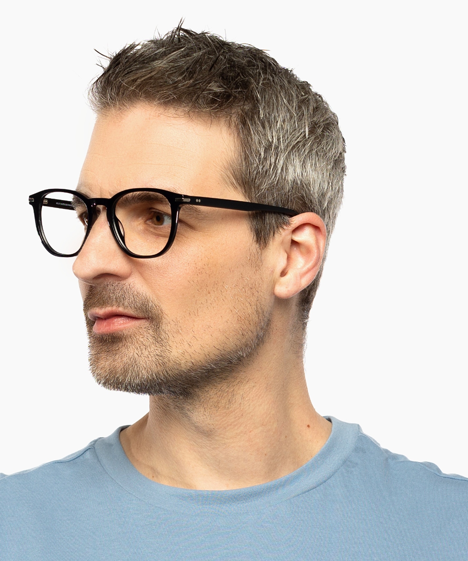 Preston Schwarz AcetatEyeglass Frames für Herren von B24