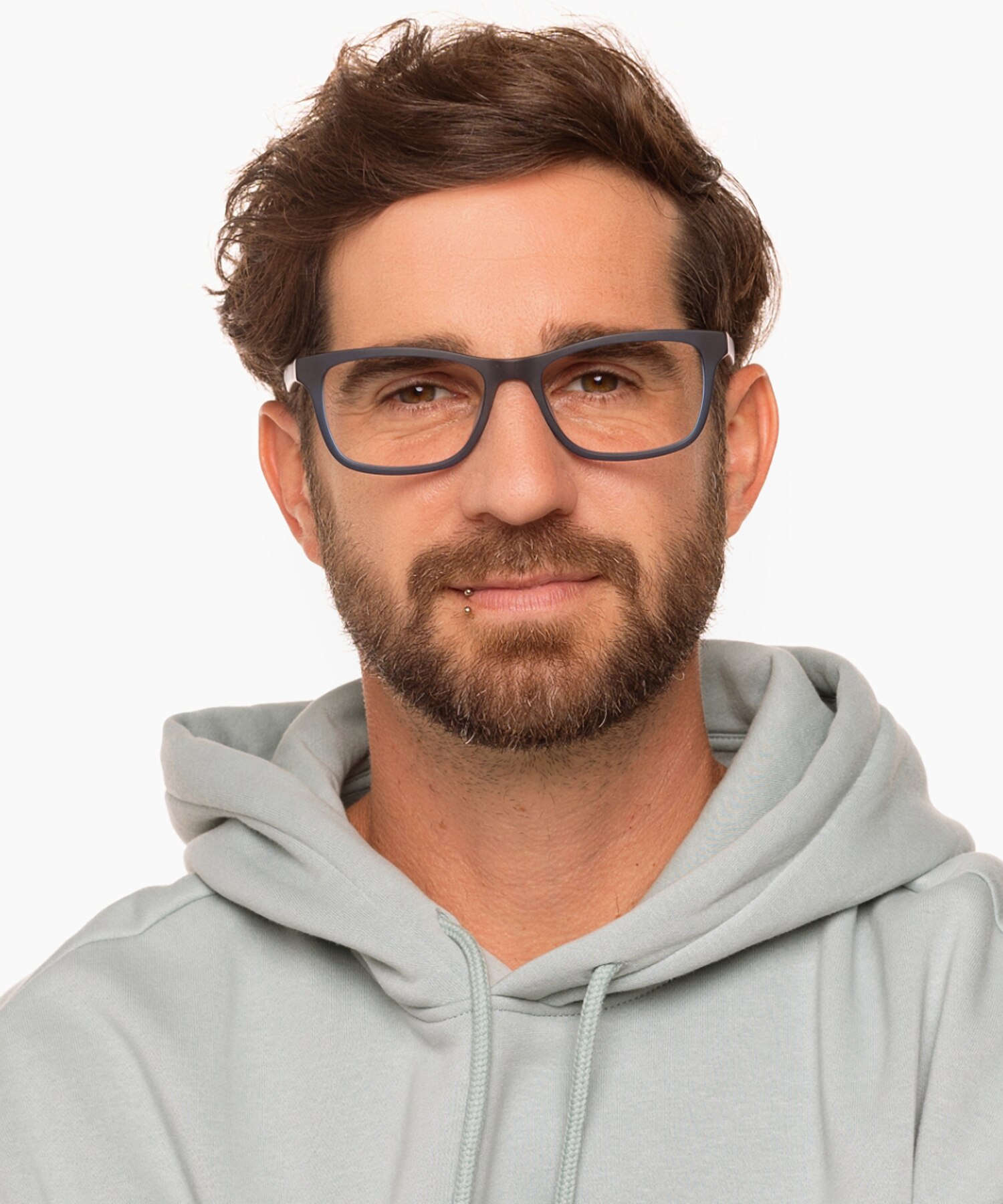 Recife Blau AcetatEyeglass Frames für Herren von B24