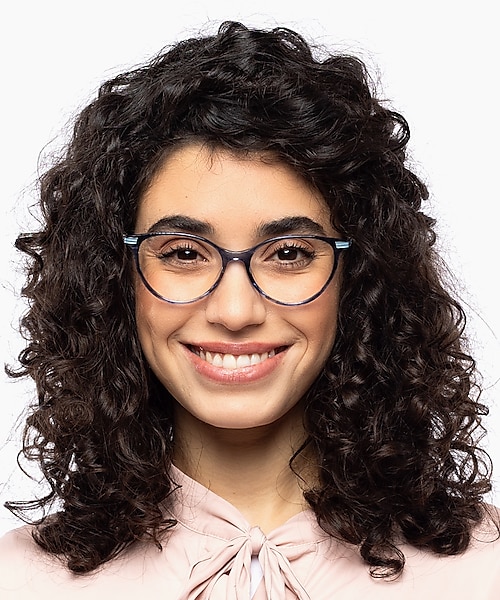 Leona Blau AcetatEyeglass Frames für Damen von B24