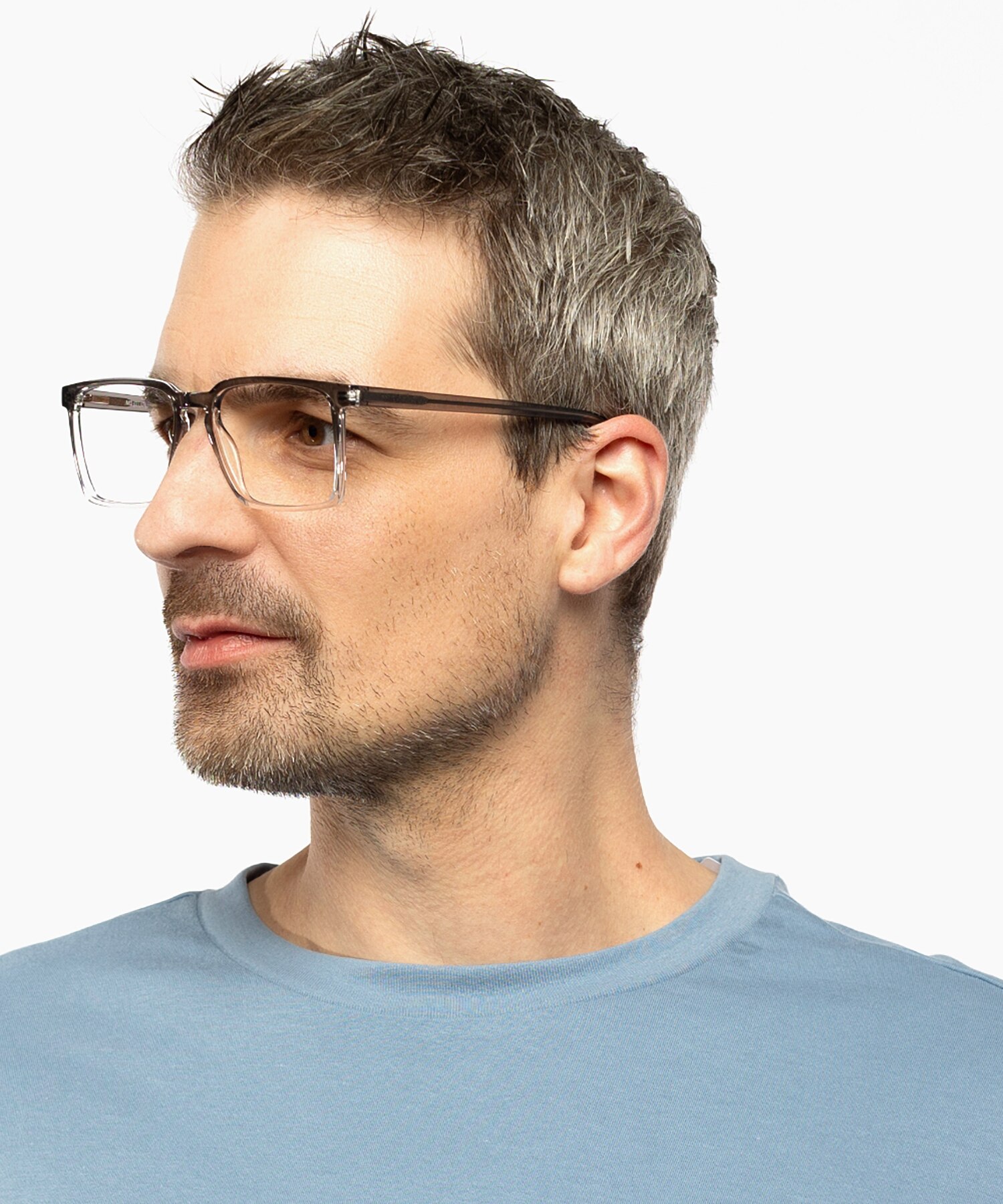 Lincoln Gradient Grey  &  Grey KunststoffEyeglass Frames für Herren von B24