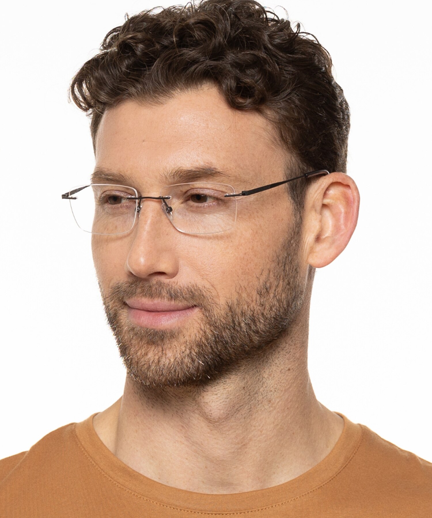 Freetown Matt Gun MetallEyeglass Frames für Herren von B24