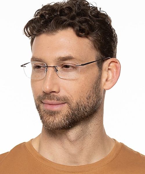 Freetown Mat gunmetal MetaalEyeglass Frames voor heren van B24