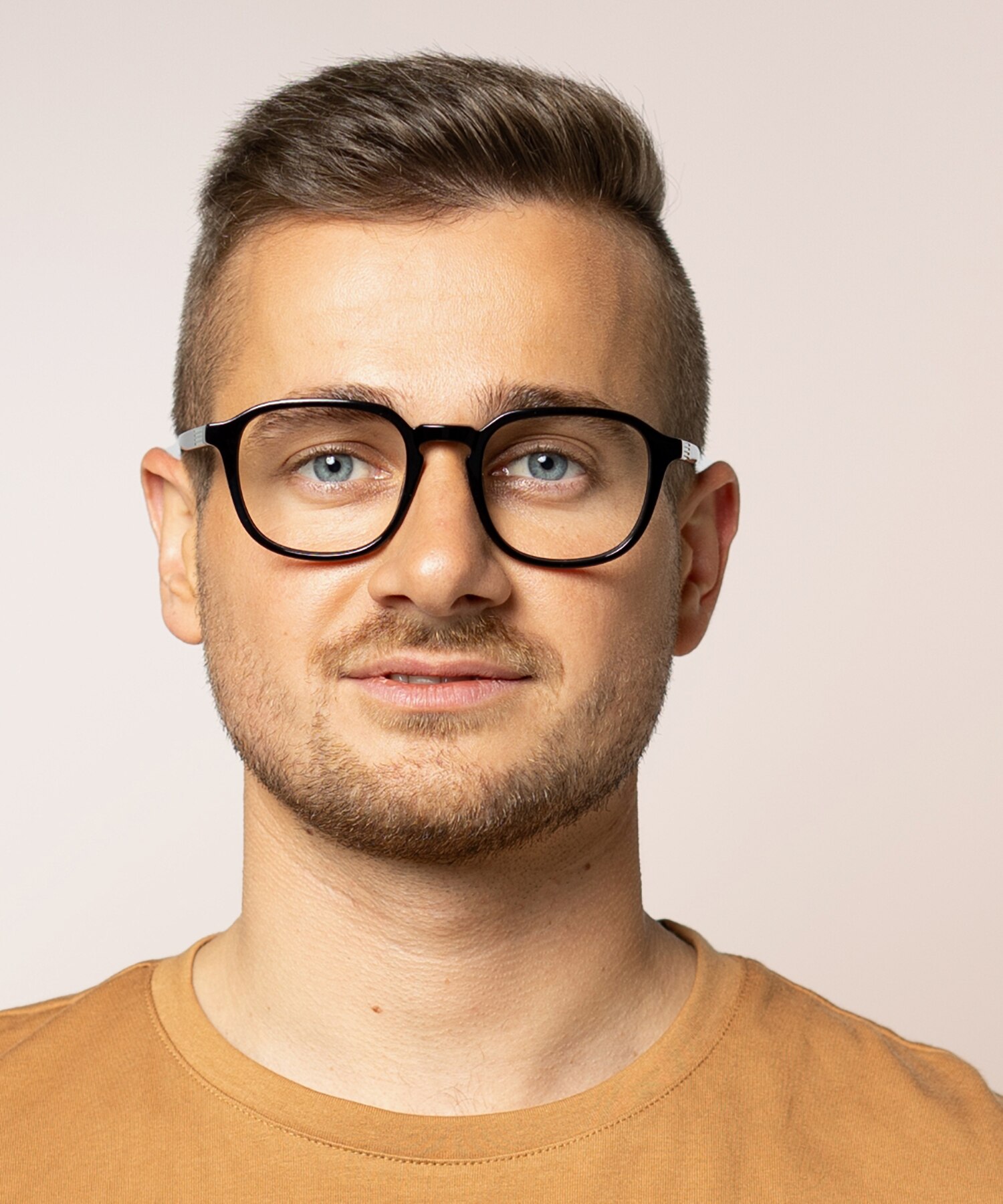 Cork Zwart AcetaatEyeglass Frames voor heren van B24