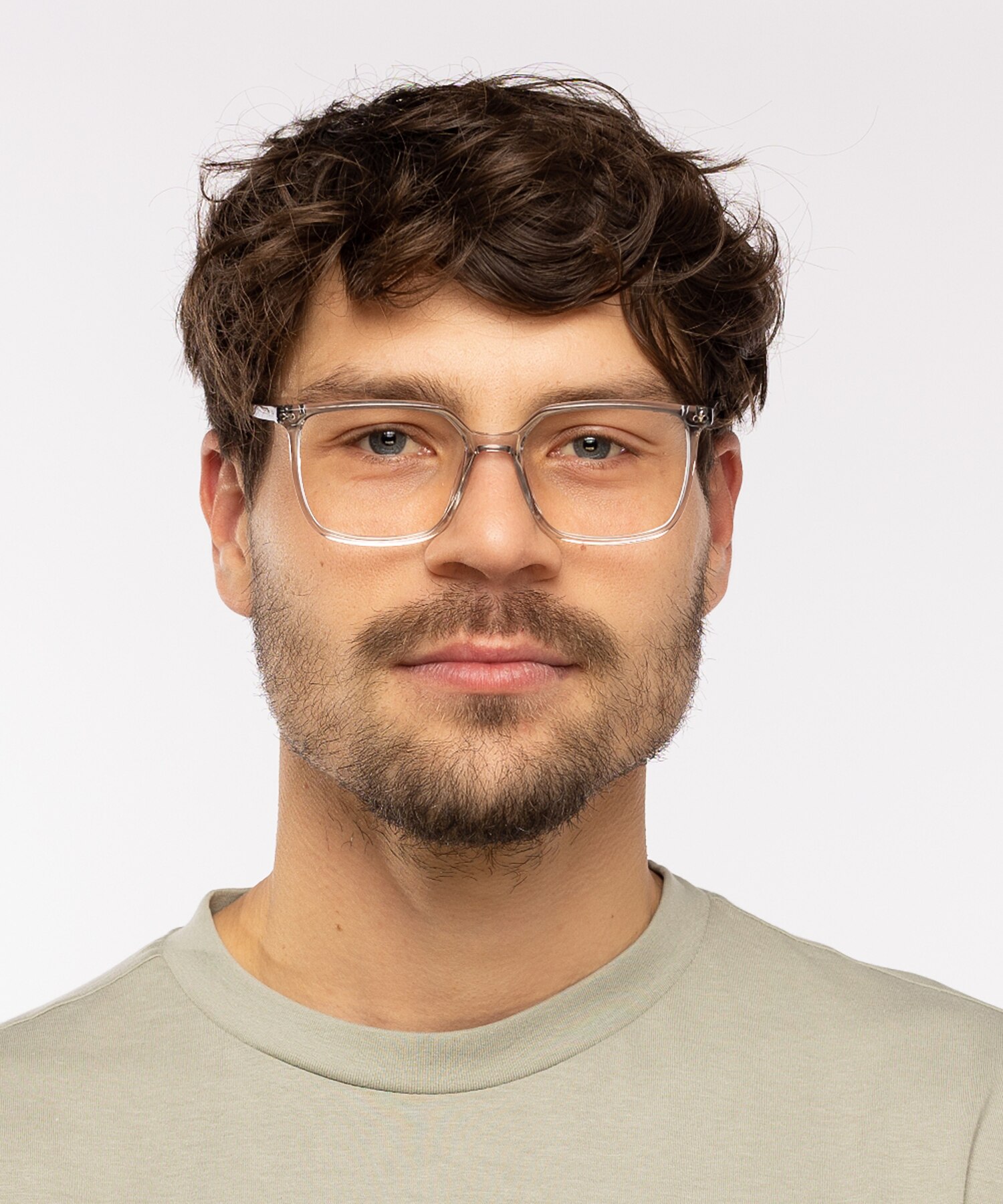 Lewis Kristal grijs  &  zwart AcetaatEyeglass Frames voor heren van B24