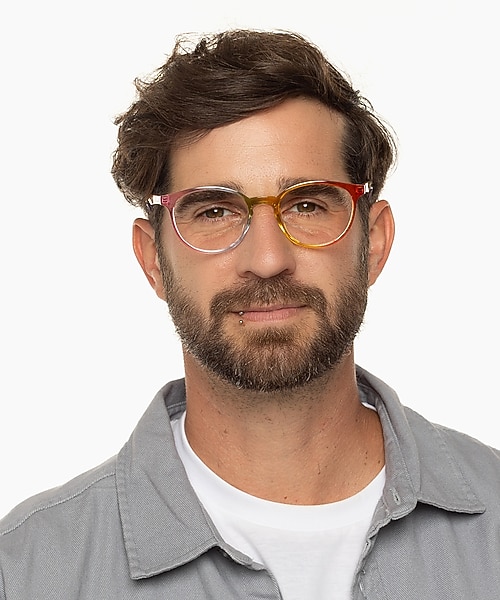 Curacao Regenboog KunststofEyeglass Frames voor heren van B24