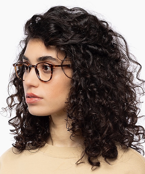 Stanford Havana KunststoffEyeglass Frames für Damen von B24