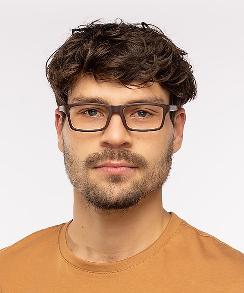 Nador Bruin KunststofEyeglass Frames voor heren van B24