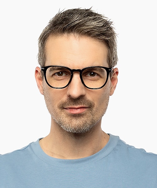 Preston Schwarz AcetatEyeglass Frames für Herren von B24