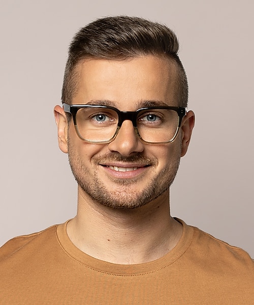 Atlanta Grün Verlauf AcetatEyeglass Frames für Herren von B24