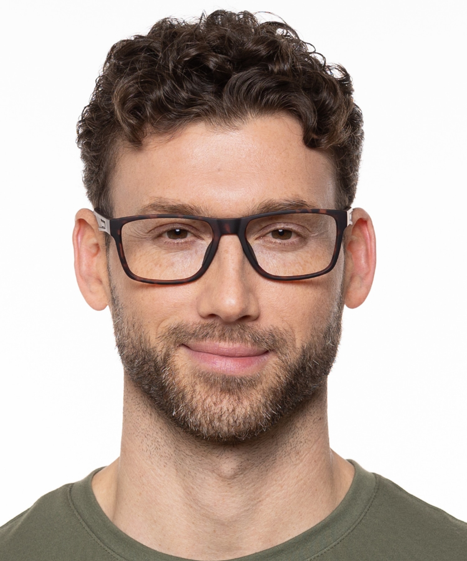 Colorado Havana matt KunststoffEyeglass Frames für Herren von B24