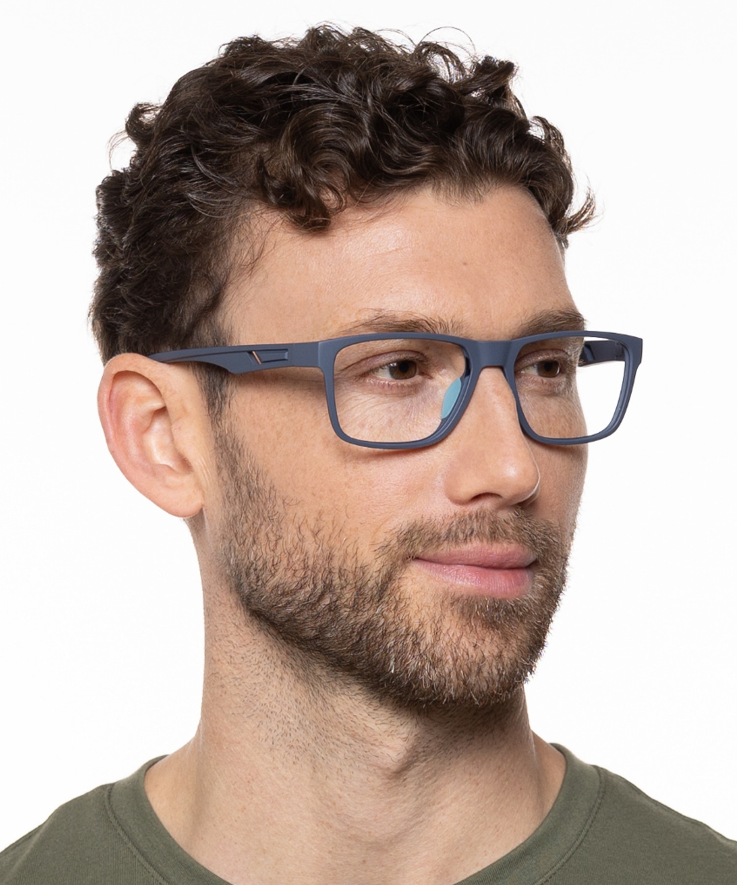 Colorado Mattblau KunststoffEyeglass Frames für Herren von B24