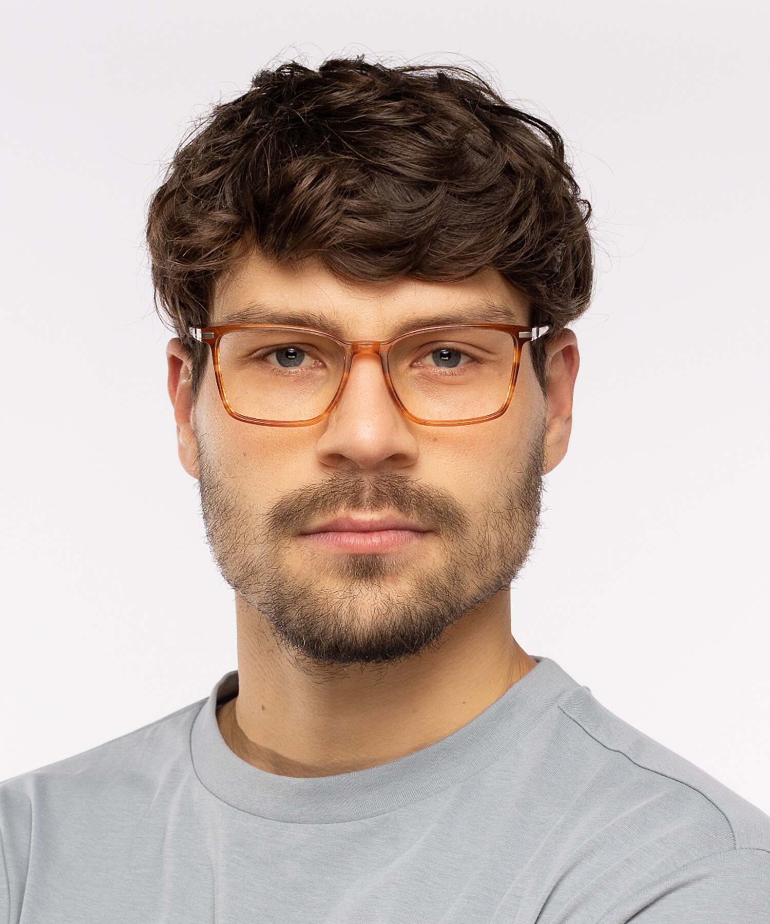 Wembley Honey Horn  &  Matt Silver AcetatEyeglass Frames für Herren von B24